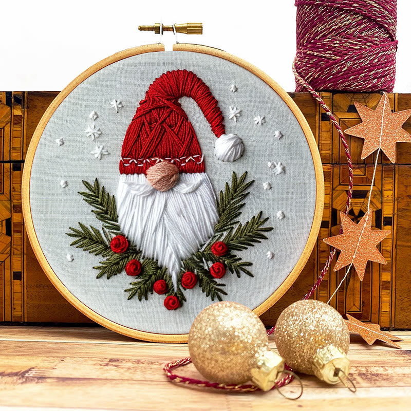 Rubbyoo Embroidery Kit-  Christmas Winter Gnome - image 8
