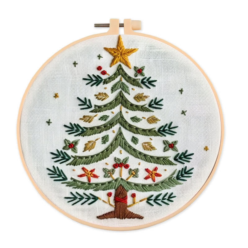 Rubbyoo Embroidery Kit- Christmas Elements Tree 2 - image 0