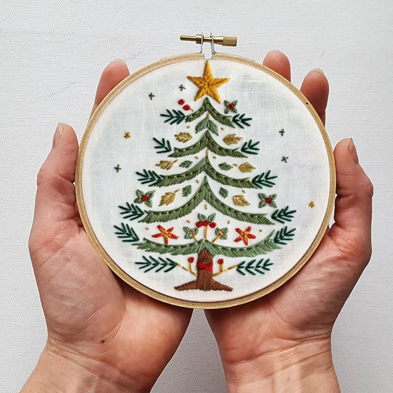 Rubbyoo Embroidery Kit- Christmas Elements Tree 2 - image 2