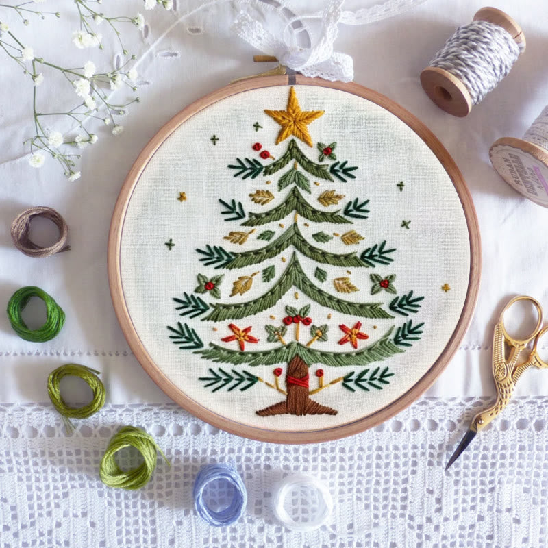 Rubbyoo Embroidery Kit- Christmas Elements Tree 2 - image 5