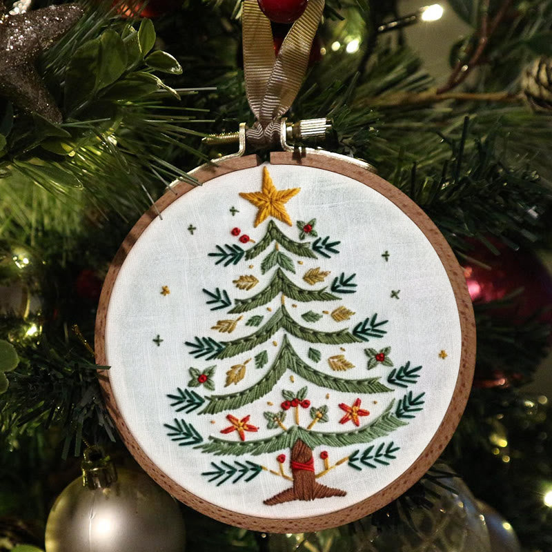 Rubbyoo Embroidery Kit- Christmas Elements Tree 2 - image 3