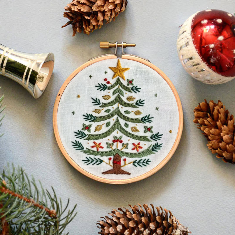 Rubbyoo Embroidery Kit- Christmas Elements Tree 2 - image 6