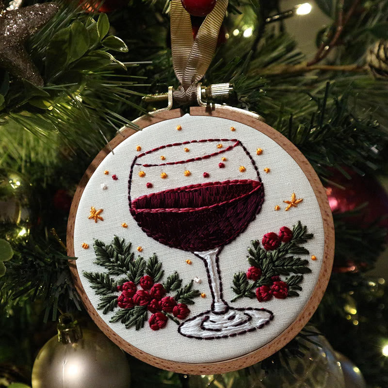 Rubbyoo Embroidery Kit-  Christmas  Red Wine - image 5