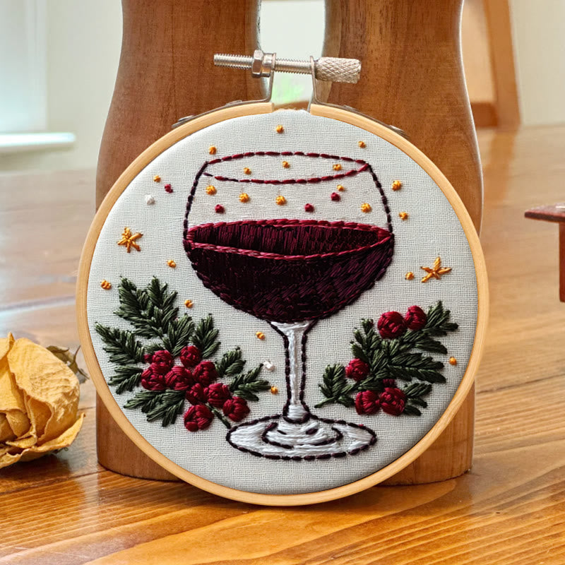 Rubbyoo Embroidery Kit-  Christmas  Red Wine - image 6