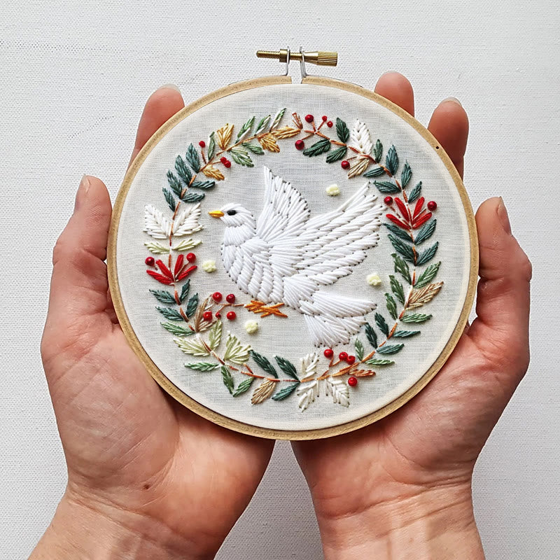 Rubbyoo Embroidery Kit- Dove Of Peace - image 3