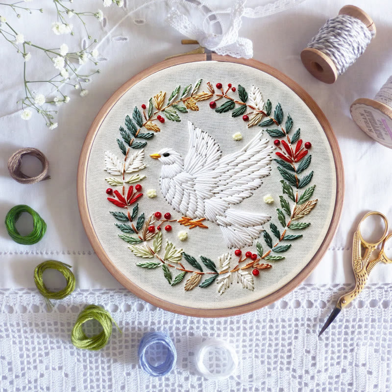 Rubbyoo Embroidery Kit- Dove Of Peace - image 5