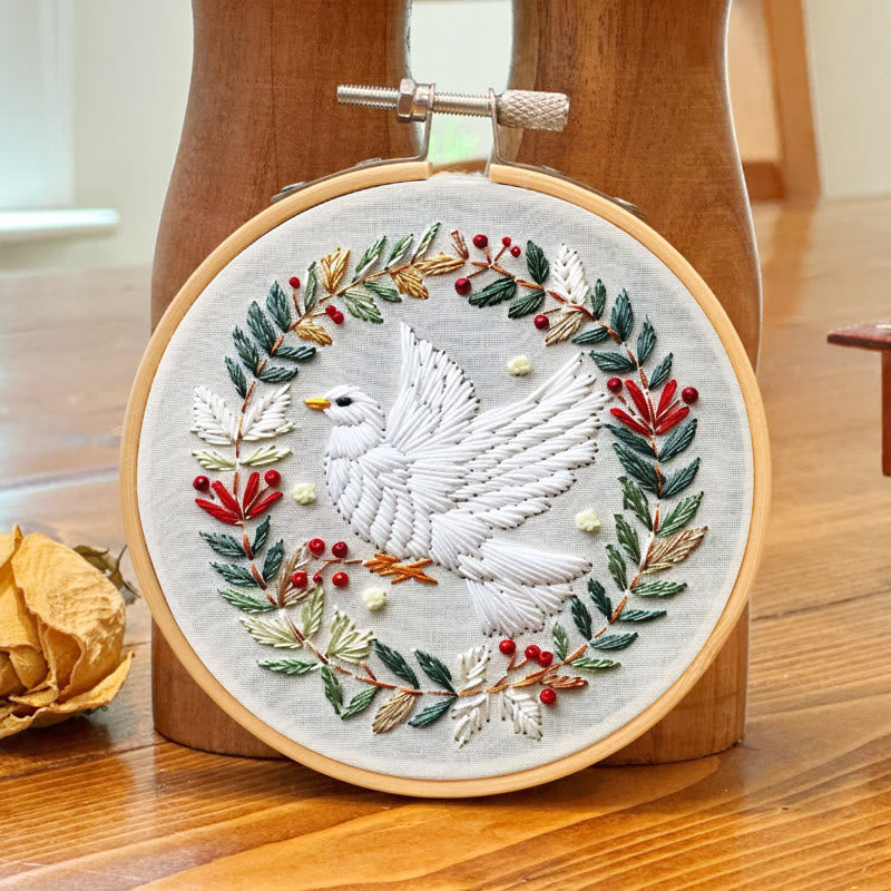 Rubbyoo Embroidery Kit- Dove Of Peace - image 6