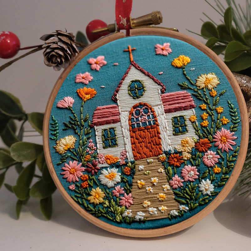 Rubbyoo Embroidery Kit-  Bible Verse Chruch - image 2