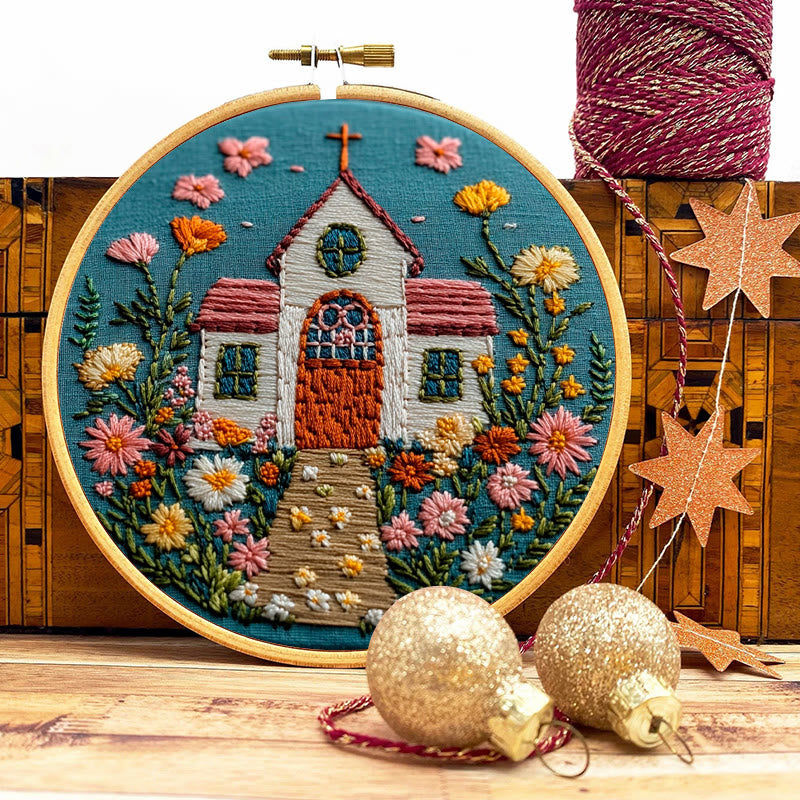 Rubbyoo Embroidery Kit-  Bible Verse Chruch - image 8