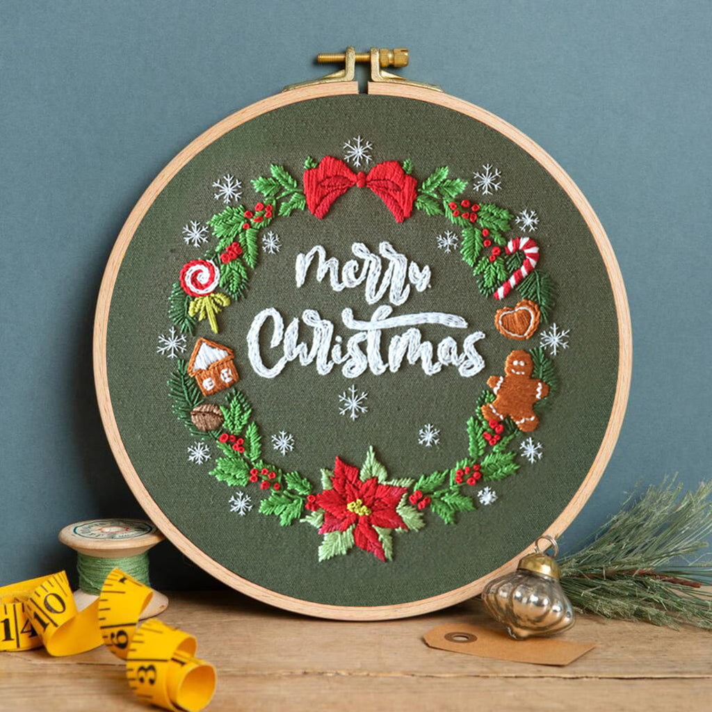 Rubbyoo Embroidery Kit- Xmas Wreath - image 2