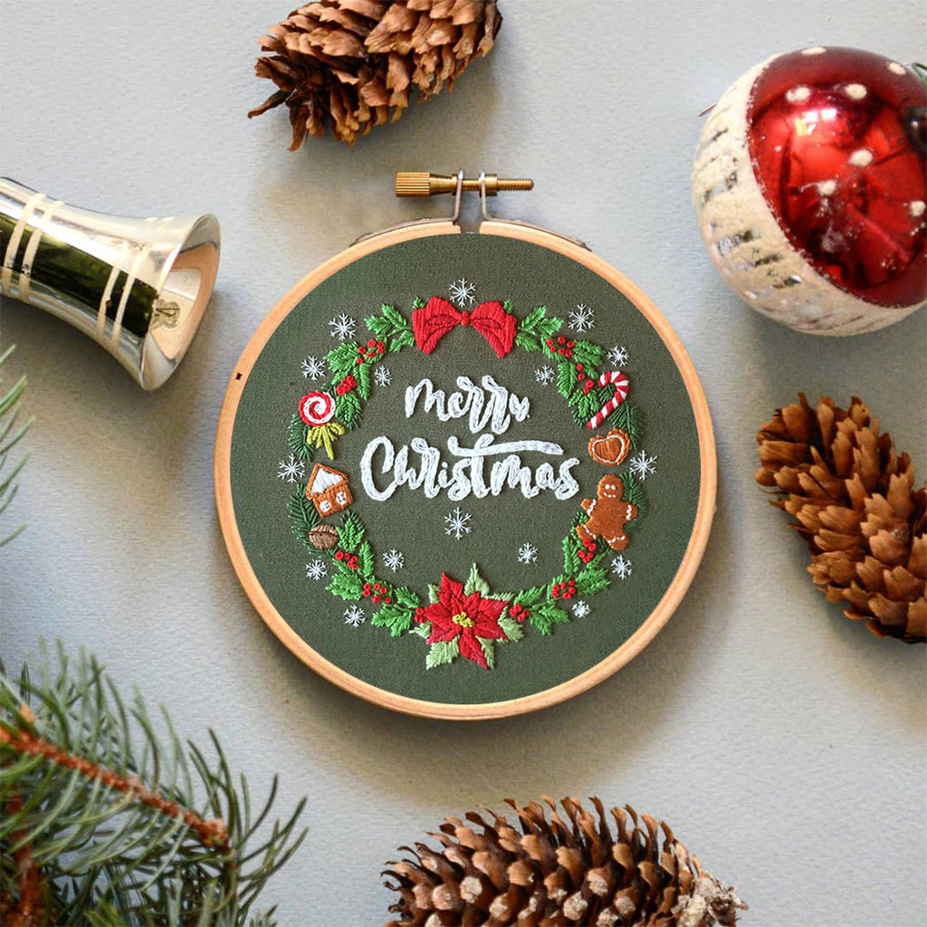 Rubbyoo Embroidery Kit- Xmas Wreath - image 3