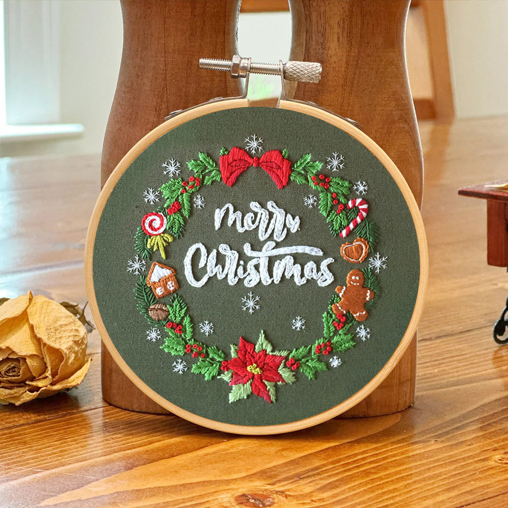 Rubbyoo Embroidery Kit- Xmas Wreath - image 6