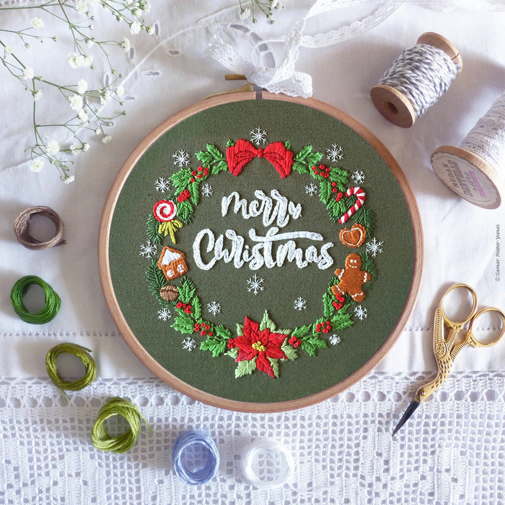 Rubbyoo Embroidery Kit- Xmas Wreath - image 7