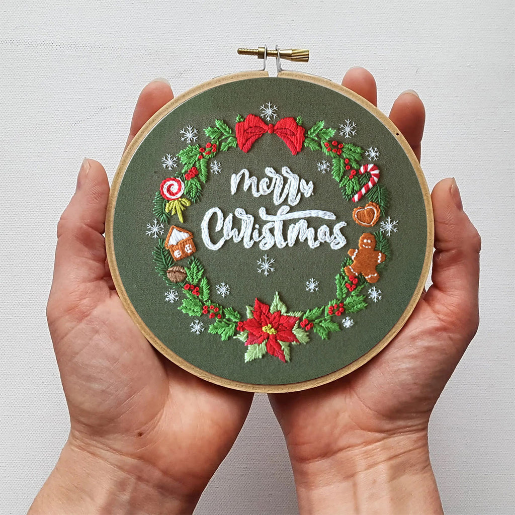 Rubbyoo Embroidery Kit- Xmas Wreath - image 4