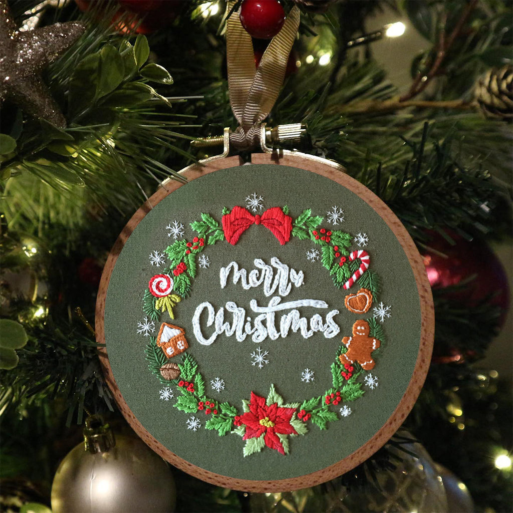 Rubbyoo Embroidery Kit- Xmas Wreath - image 5