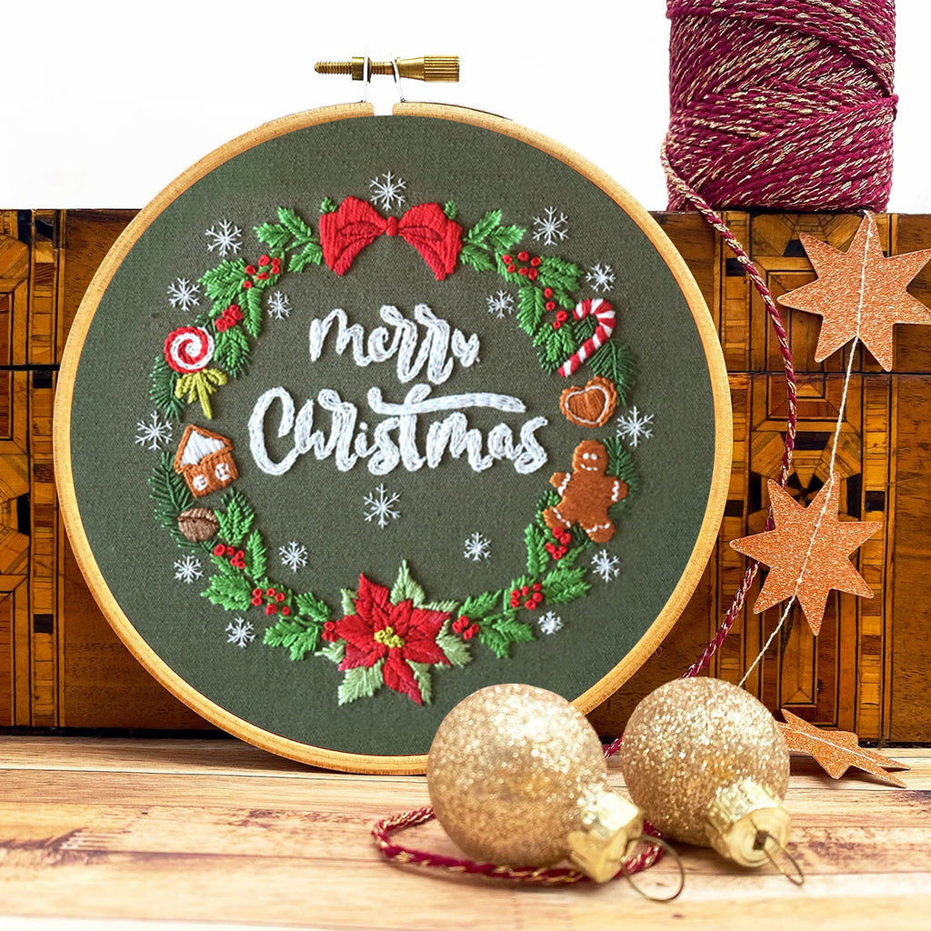 Rubbyoo Embroidery Kit- Xmas Wreath - image 8