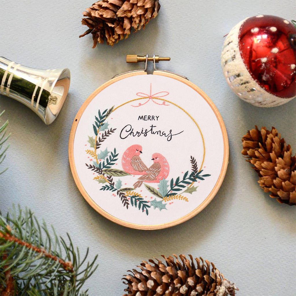 Rubbyoo Embroidery Kit-   Merry Christmas Bird - image 3