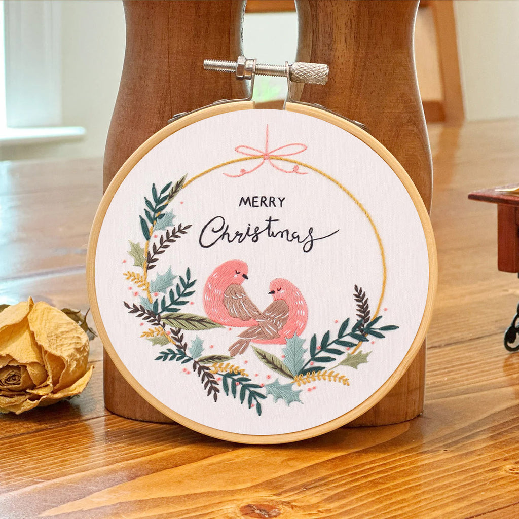 Rubbyoo Embroidery Kit-   Merry Christmas Bird - image 6