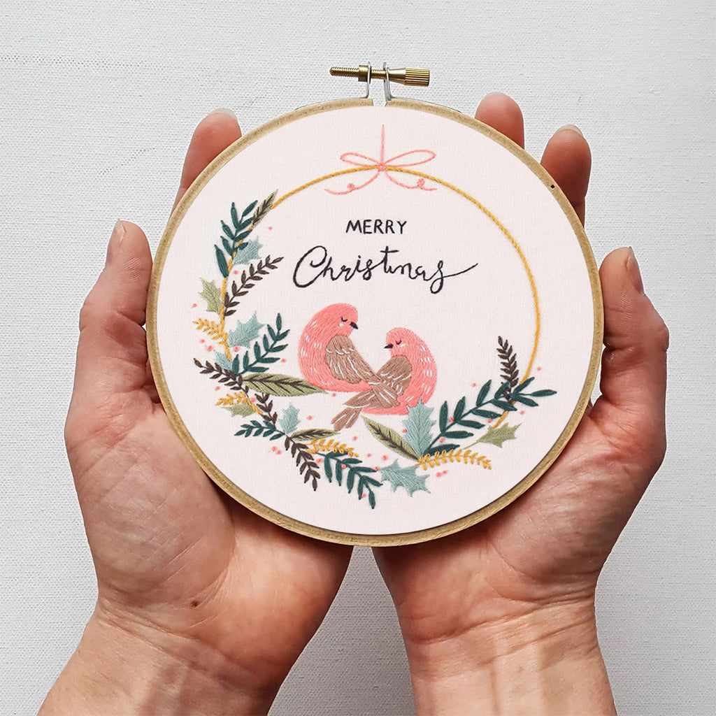 Rubbyoo Embroidery Kit-   Merry Christmas Bird - image 5