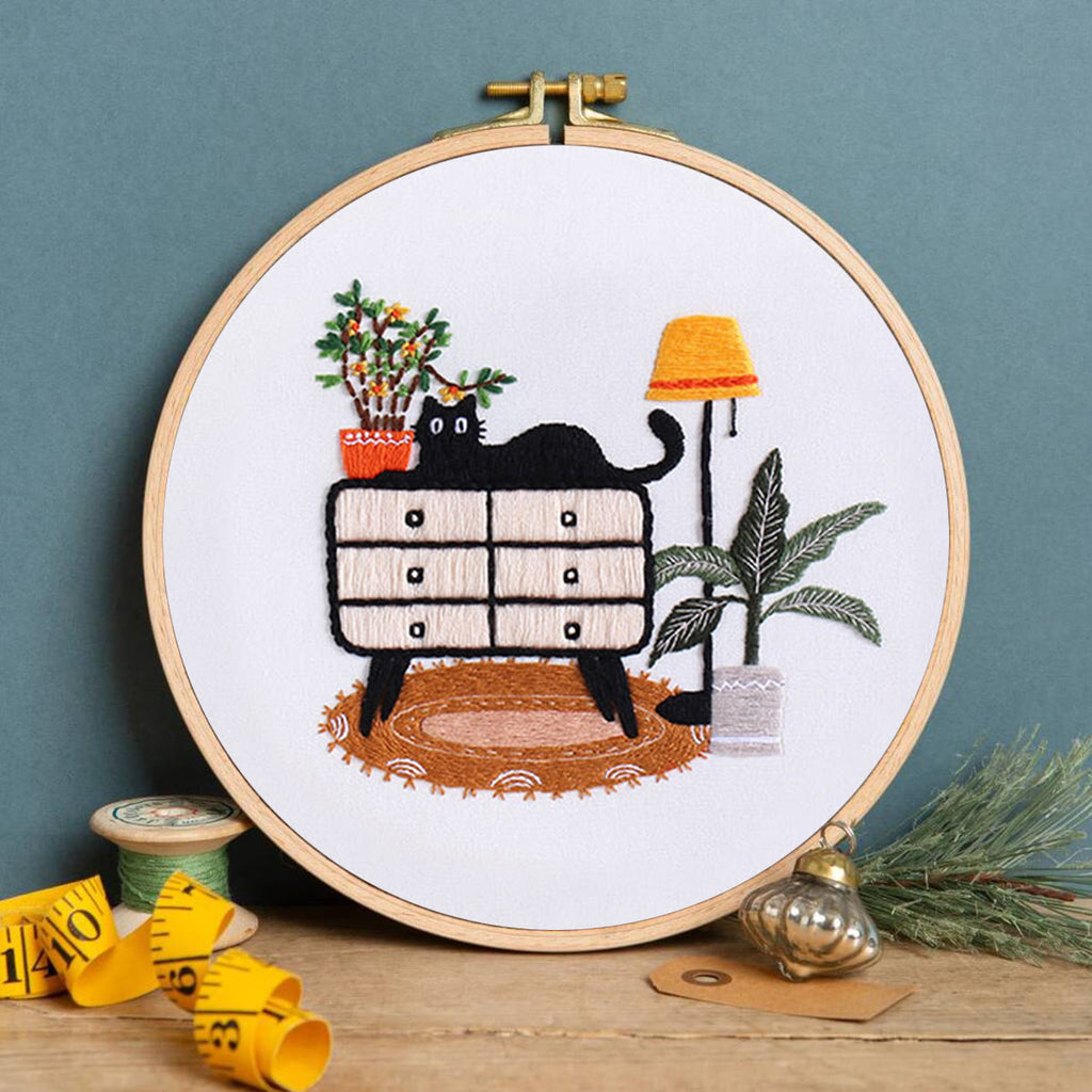 Rubbyoo Embroidery Kit-  Cat On Cupboard - image 2