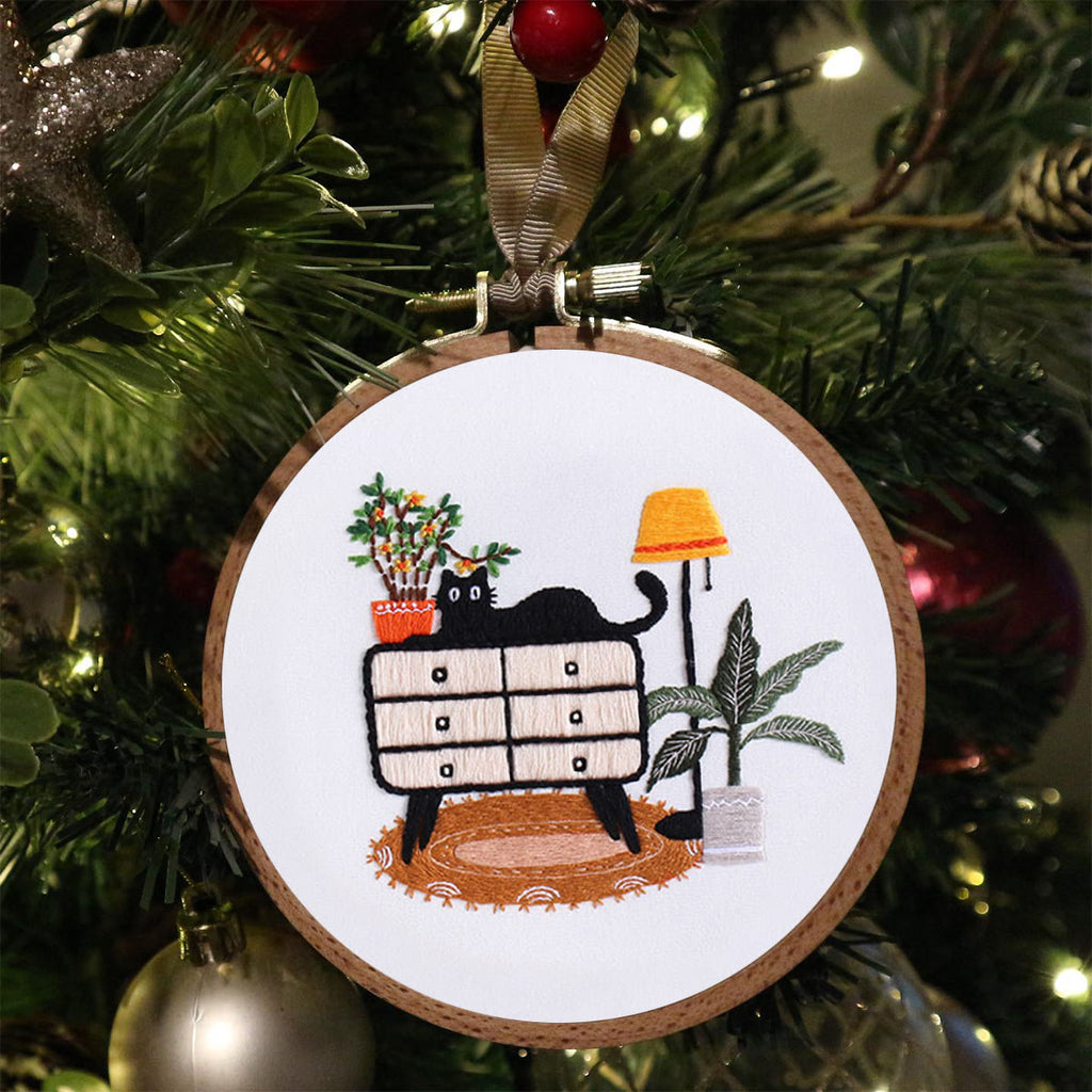 Rubbyoo Embroidery Kit-  Cat On Cupboard - image 3