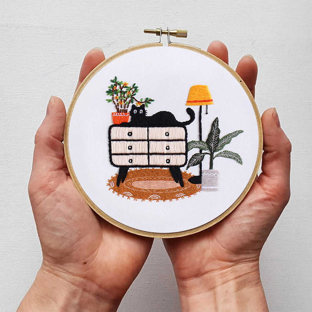 Rubbyoo Embroidery Kit-  Cat On Cupboard - image 5