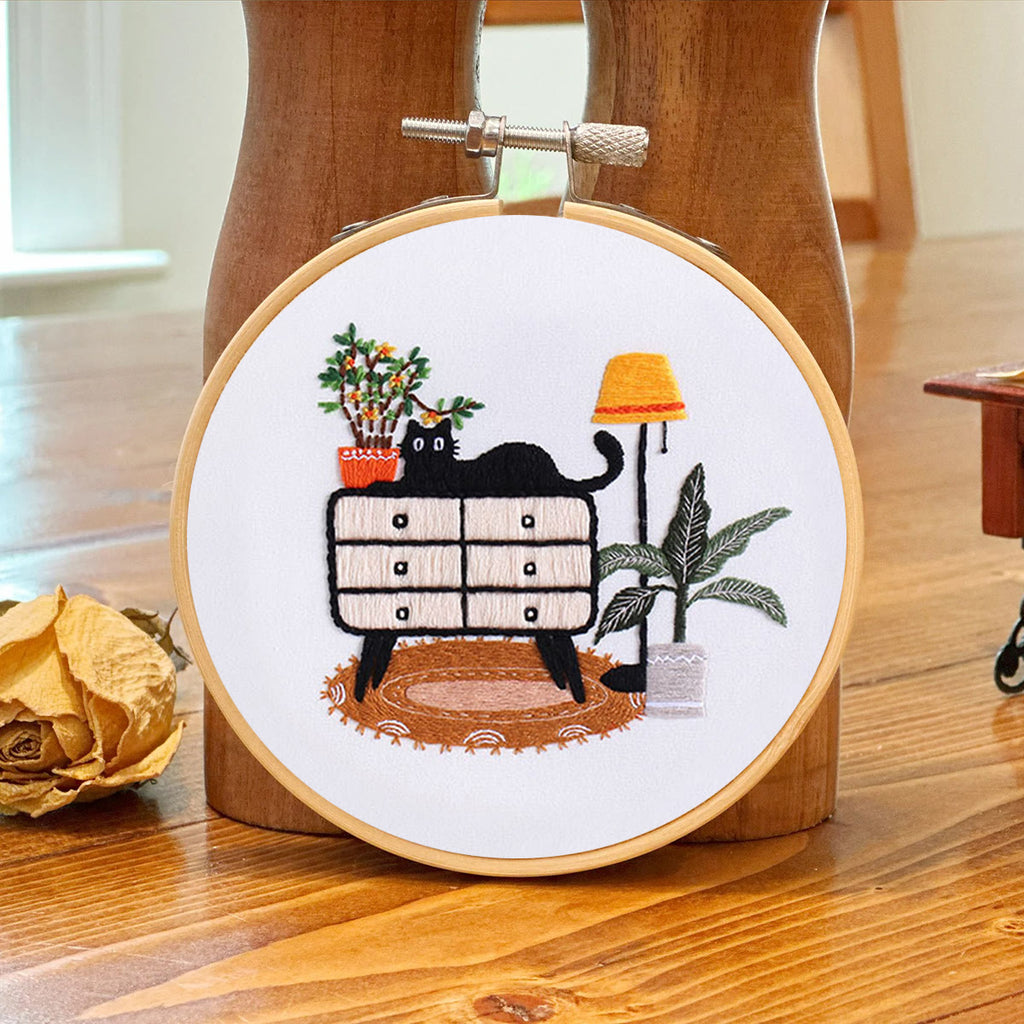 Rubbyoo Embroidery Kit-  Cat On Cupboard - image 6