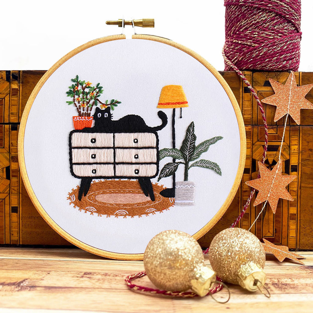 Rubbyoo Embroidery Kit-  Cat On Cupboard - image 8