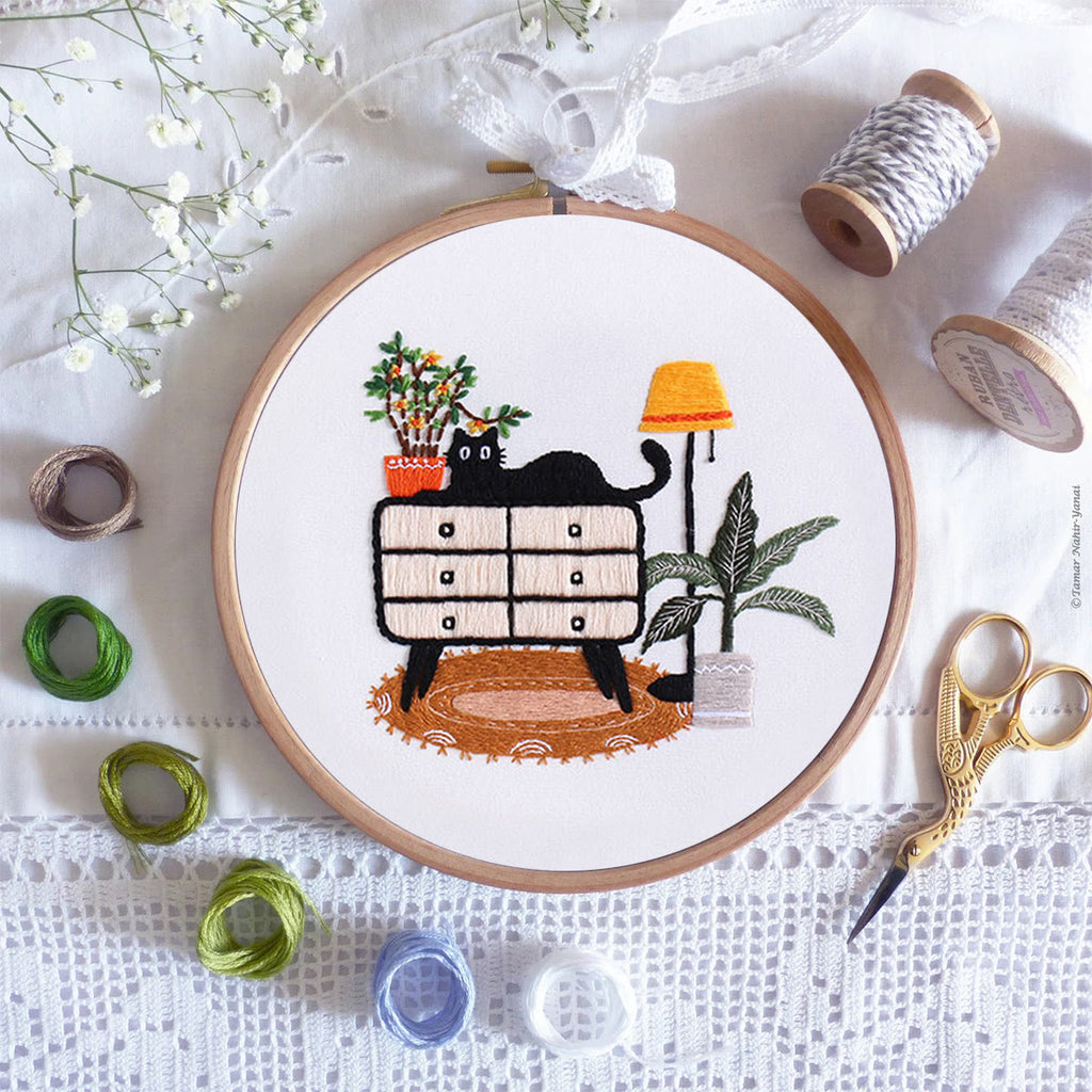 Rubbyoo Embroidery Kit-  Cat On Cupboard - image 7