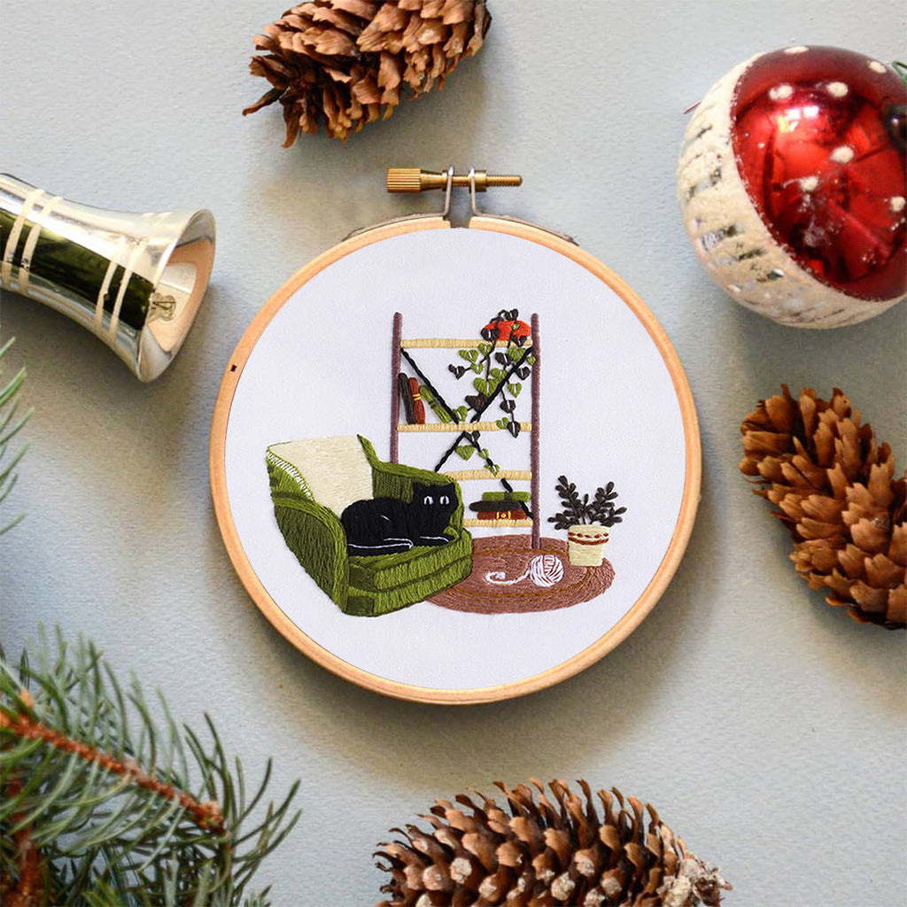 Rubbyoo Embroidery Kit- Cat On Sofa - image 4