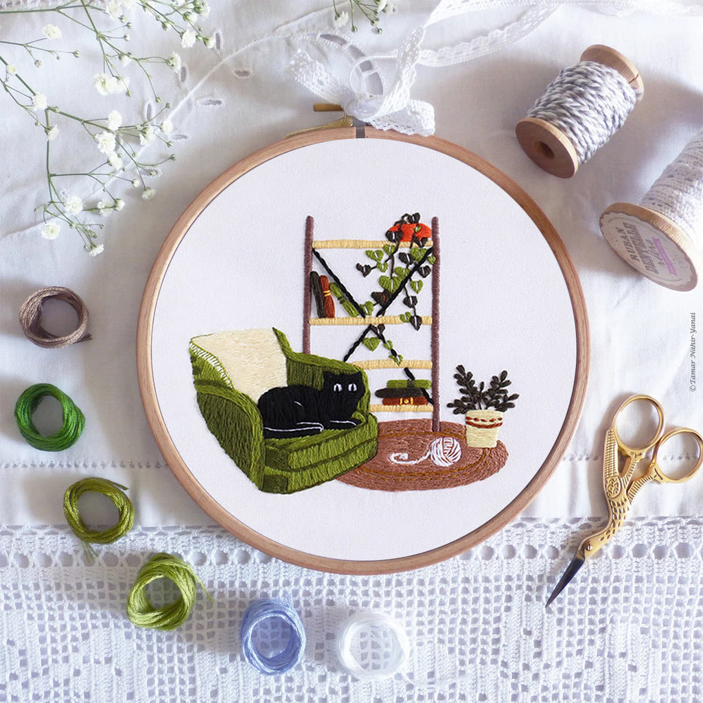 Rubbyoo Embroidery Kit- Cat On Sofa - image 7