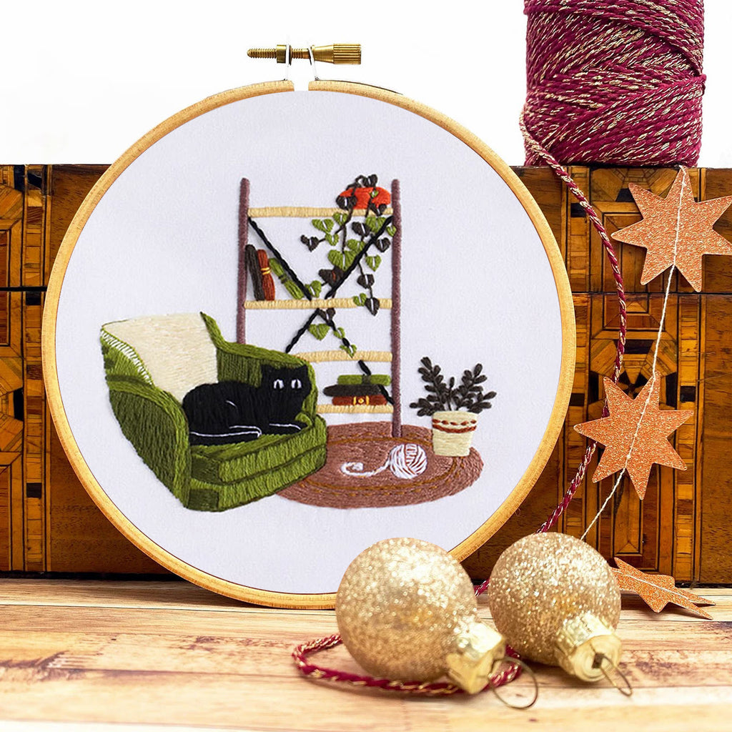 Rubbyoo Embroidery Kit- Cat On Sofa - image 8