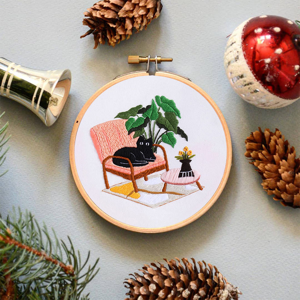 Rubbyoo Embroidery Kit-  Cat On Chair - image 4