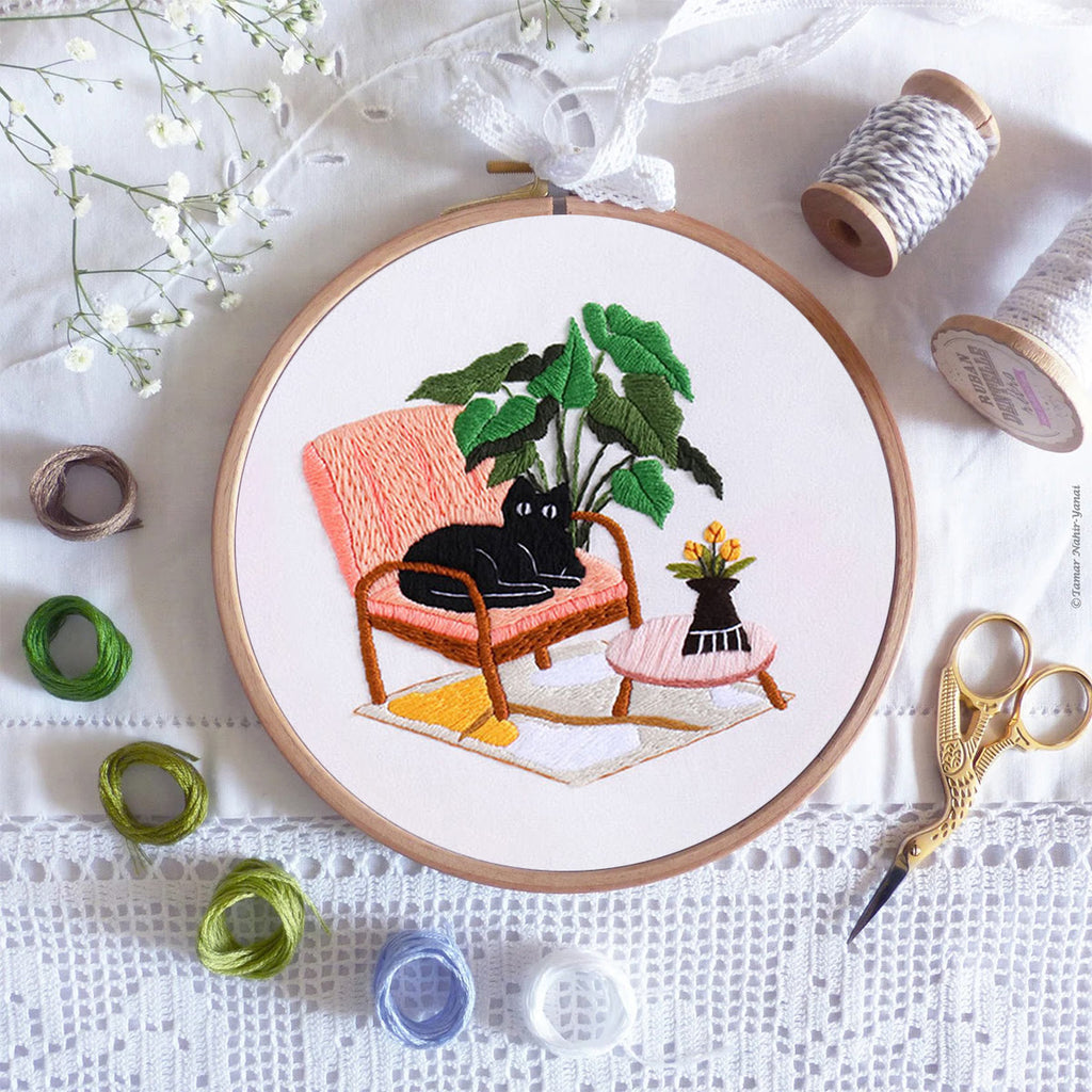 Rubbyoo Embroidery Kit-  Cat On Chair - image 7