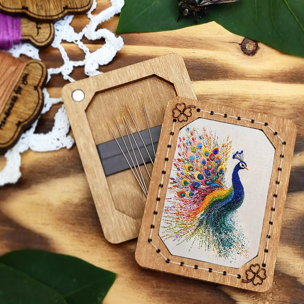 Rubbyoo Embroidery Kit-  Colorful Tail Peacock - image 5