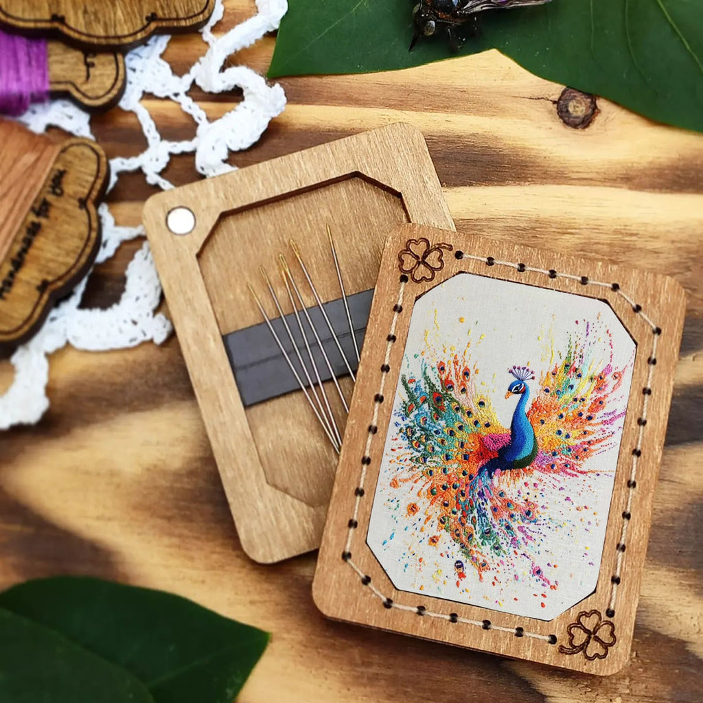 Rubbyoo Embroidery Kit-  Colorful Wings Peacock - image 5