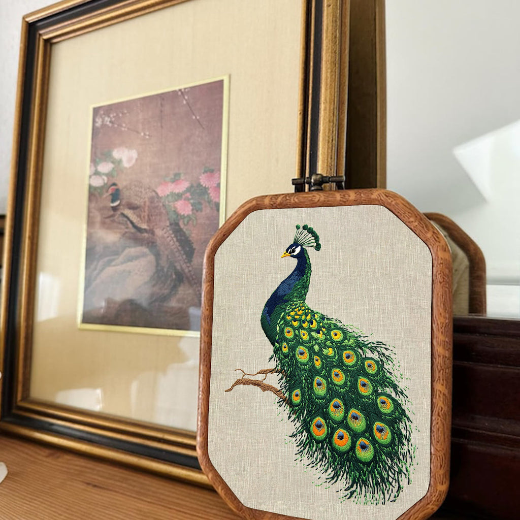 Rubbyoo Embroidery Kit-  Peacock - image 1