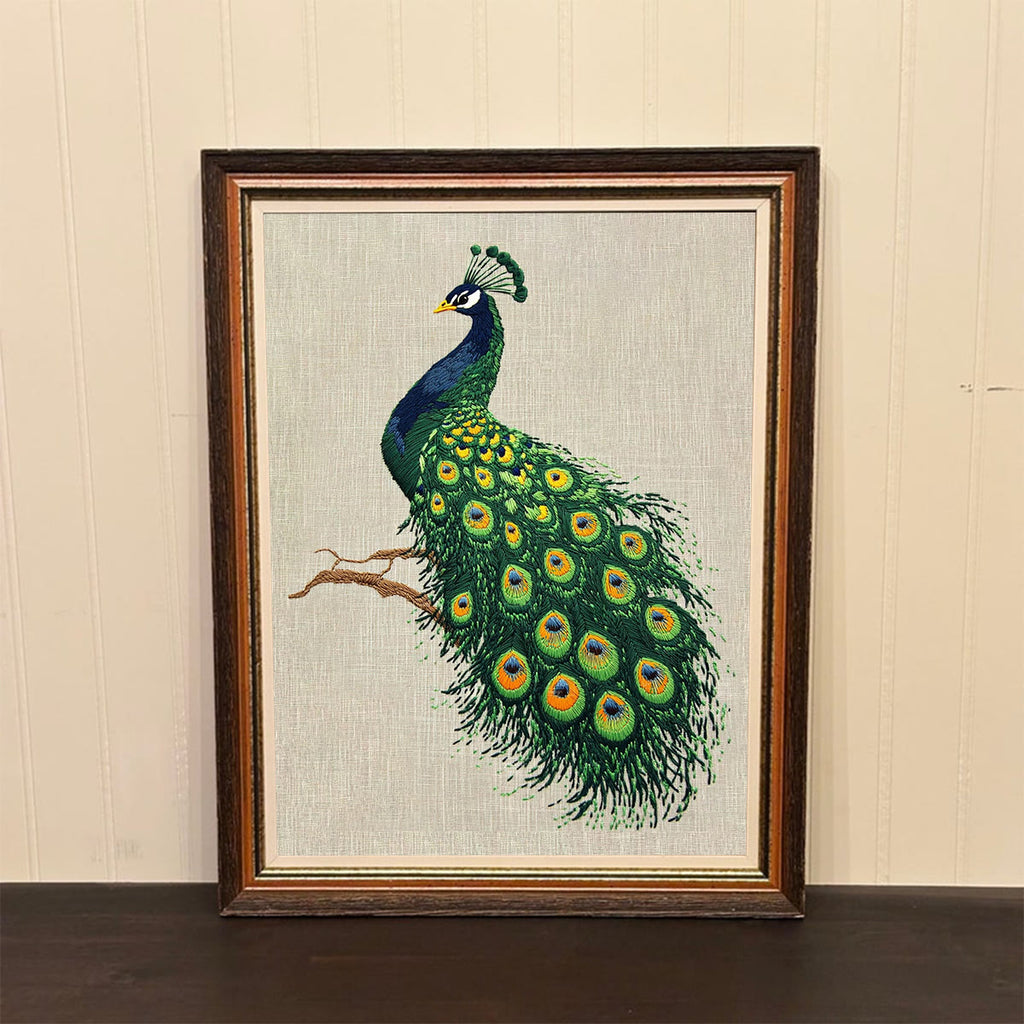Rubbyoo Embroidery Kit-  Peacock - image 2