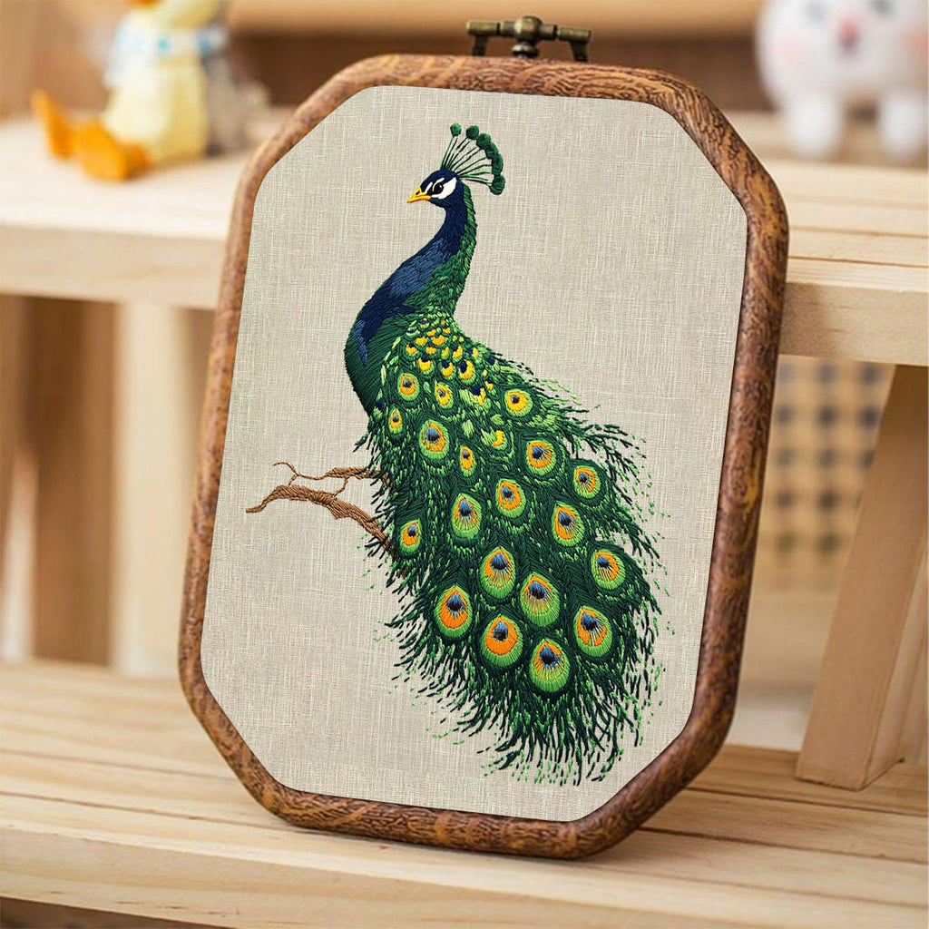 Rubbyoo Embroidery Kit-  Peacock - image 4