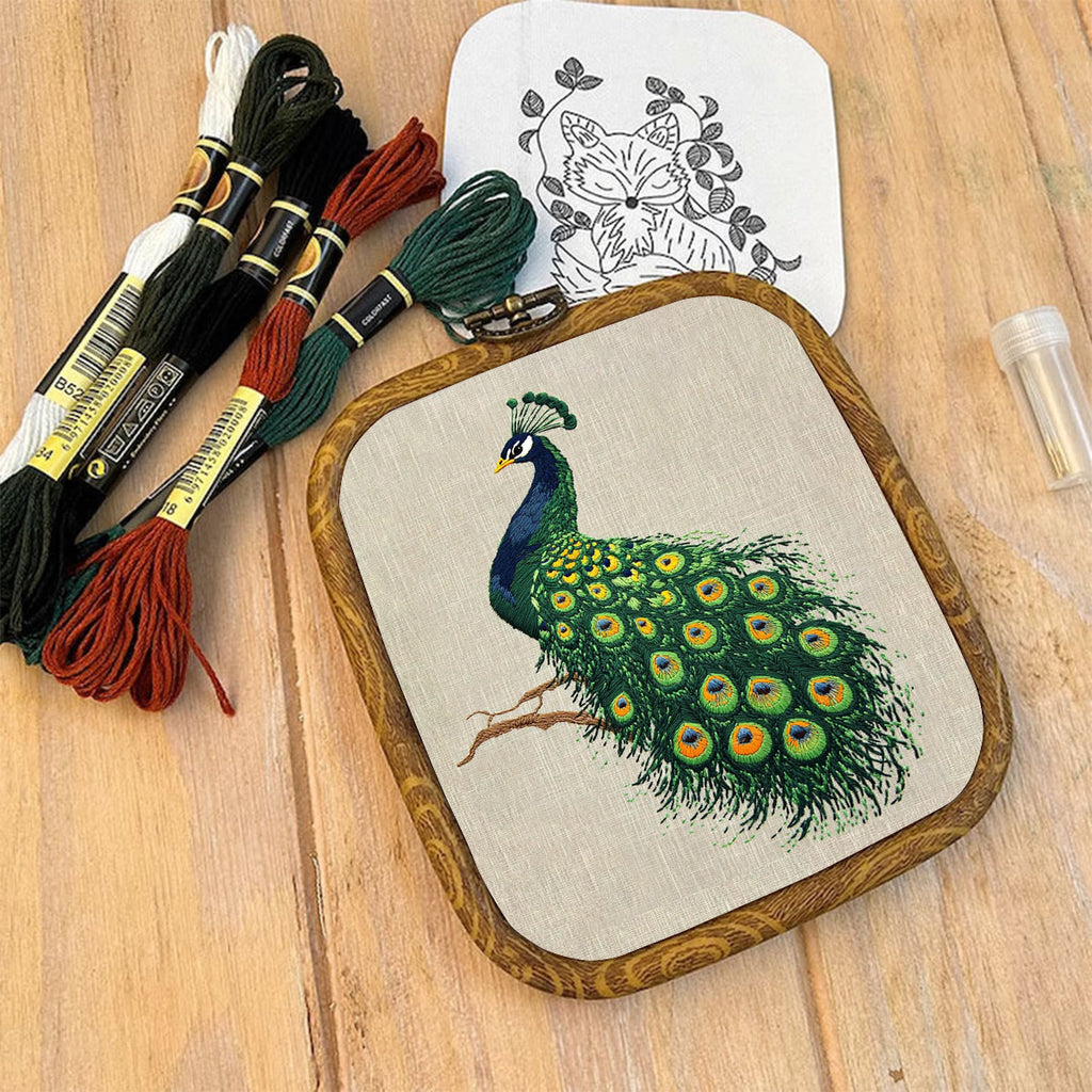 Rubbyoo Embroidery Kit-  Peacock - image 8