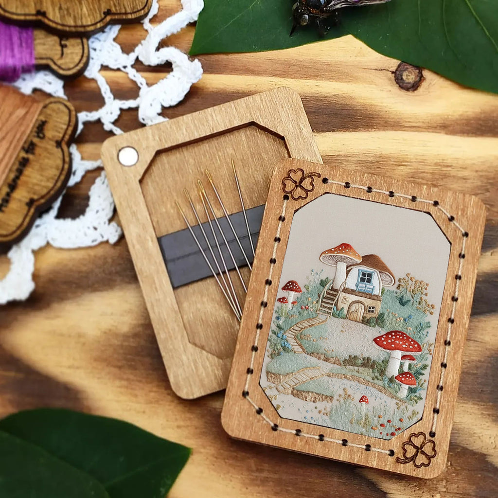 Rubbyoo Embroidery Kit-  Mushroom House Path - image 6