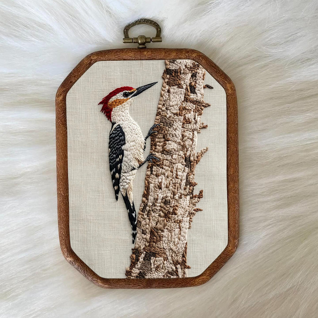 Rubbyoo Embroidery Kit- Woodpecker - image 7