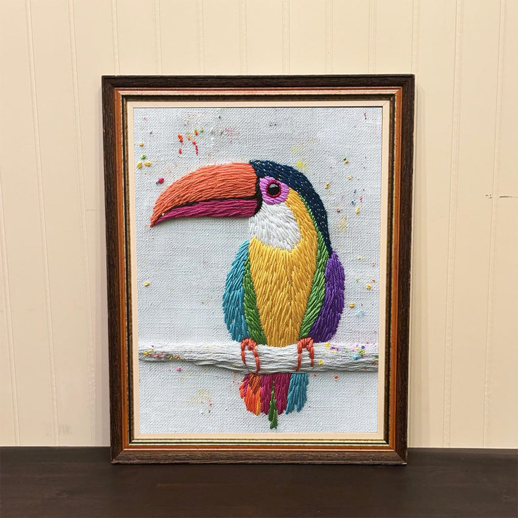 Rubbyoo Embroidery Kit- Toucan 2 - image 1