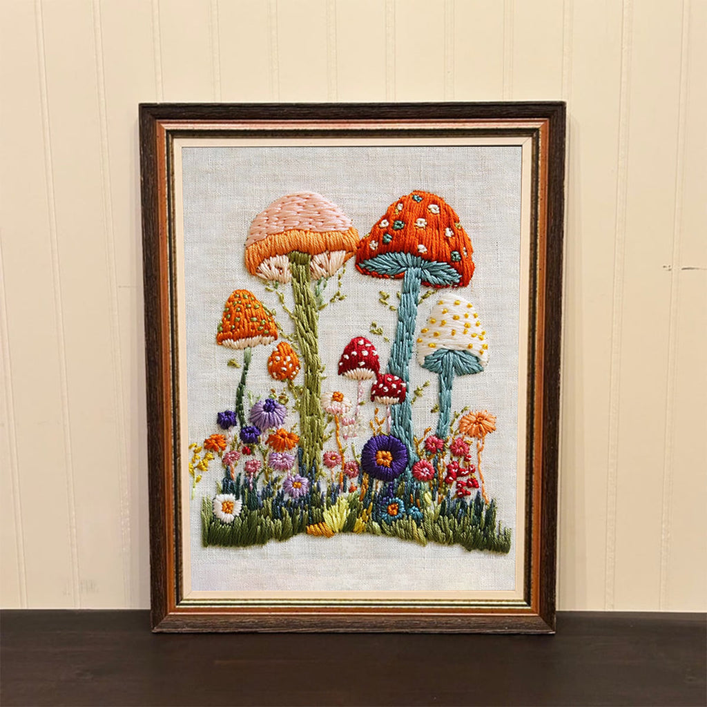 Rubbyoo Embroidery Kit- Mushroom Plant 2 - image 2