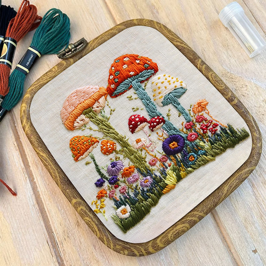 Rubbyoo Embroidery Kit- Mushroom Plant 2 - image 9
