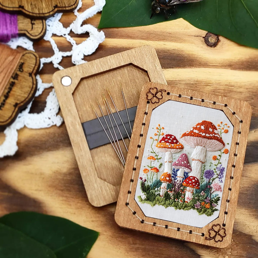 Rubbyoo Embroidery Kit- Mushroom Plant - image 3