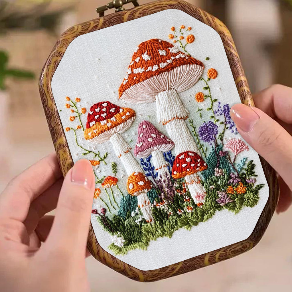 Rubbyoo Embroidery Kit- Mushroom Plant - image 5