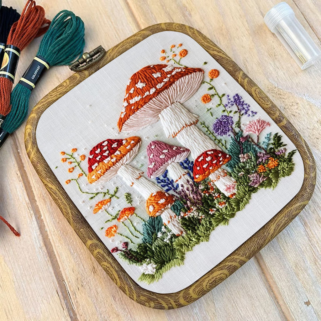 Rubbyoo Embroidery Kit- Mushroom Plant - image 9