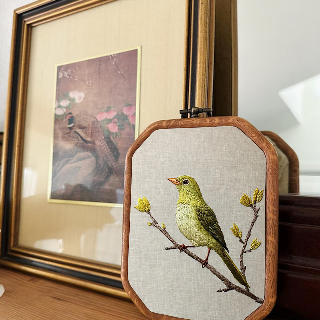 Rubbyoo Embroidery Kit- Greenfinch 2 - image 1
