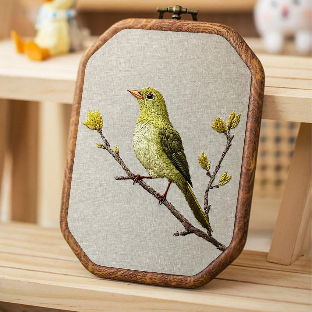 Rubbyoo Embroidery Kit- Greenfinch 2 - image 3